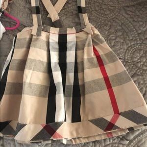 Burberry shirt and skirt